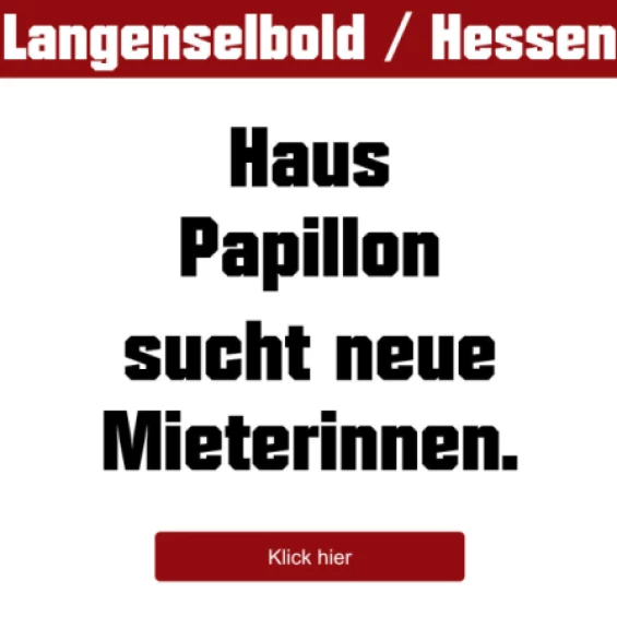 Haus Papillon sucht Termin-Damen